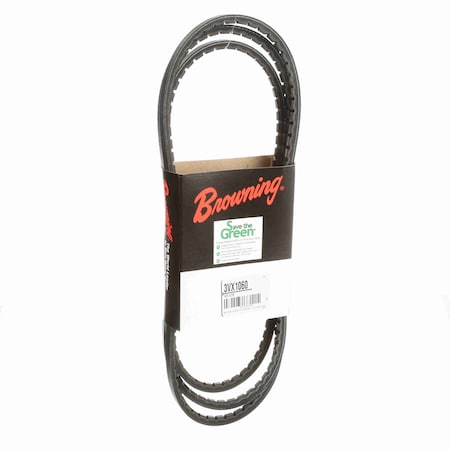 Browning EPDM Notched Belt 98% Efficient 3VX1060